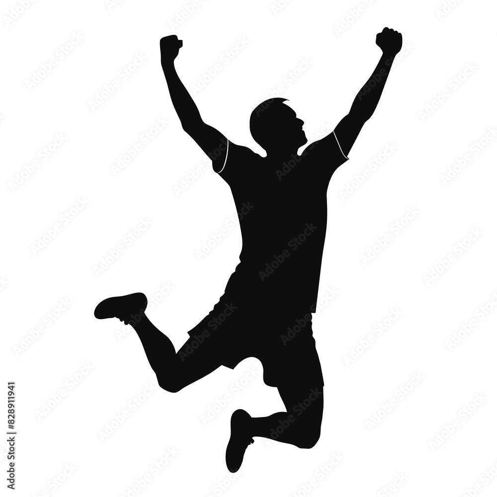 a high-resolution vector black color silhouette of an accurate and realistic soccer player with original height and weight