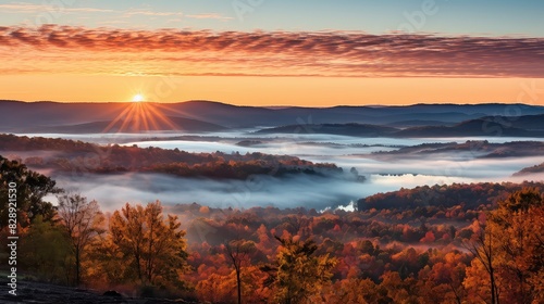 Sunrise in Floweers and mountain UHD Wallpaper