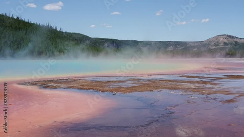 Yellowstone National Park Geothermal Scenery, August 27, 2023