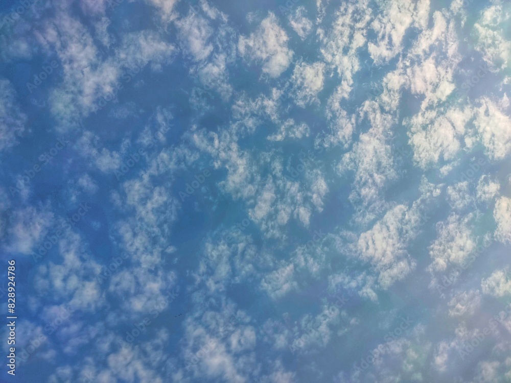 Fototapeta premium Sky background on sunset. Nature abstract composition