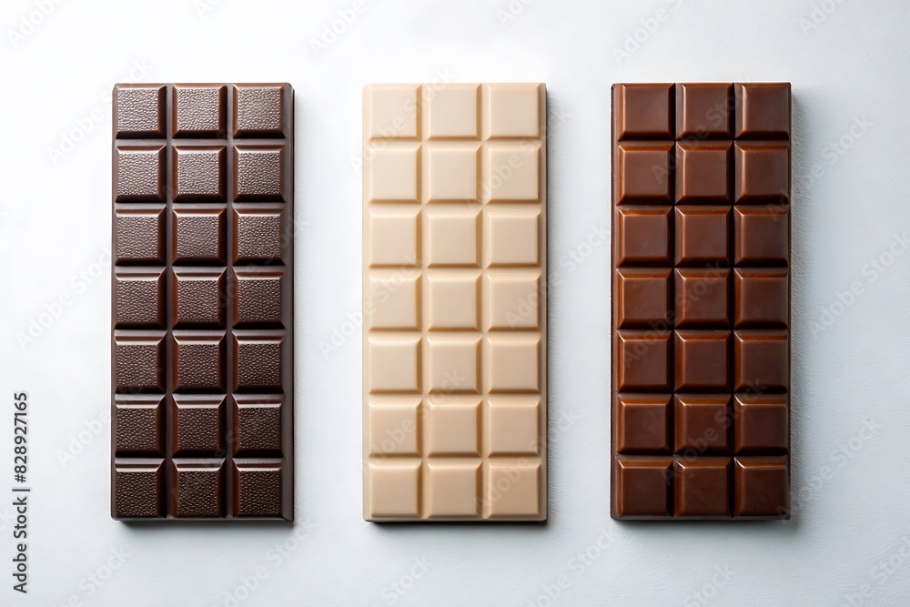 Set of Chocolate Bar On White Background
Set of Chocolate Bar On White Background