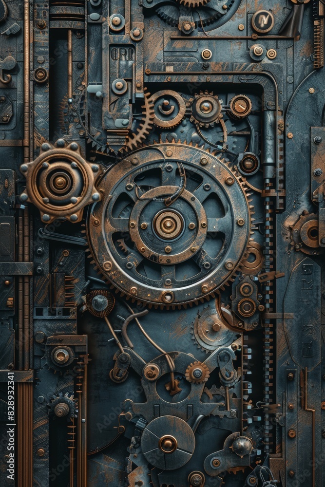 An intricate, clockwork-inspired lock mechanism, interlocking gears and coded symbols representing the complexities of encryption, photorealistic