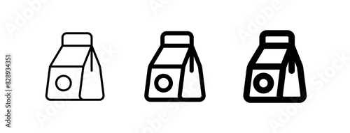 Editable lunch bag vector icon. Part of a big icon set family. Perfect for web and app interfaces, presentations, infographics, etc