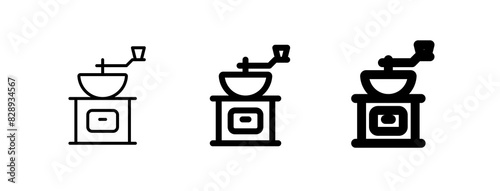 Editable coffee grinder vector icon. Cafe, coffee shop, restaurant, drink, beverages. Part of a big icon set family. Perfect for web and app interfaces, presentations, infographics, etc