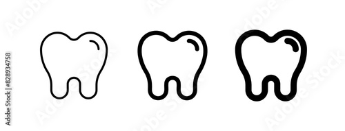 Editable molar, premolar, tooth vector icon. Dentistry, healthcare, medical. Part of a big icon set family. Perfect for web and app interfaces, presentations, infographics, etc