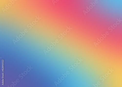 Colorful red yellow blue green orange and pink gradient abstract summer sunlight effect luxury elegant decorative background web template banner app graphic presentation design. for valentine, Christm