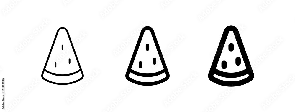 Editable watermelon, fresh fruit, summer food vector icon. Part of a big icon set family. Perfect for web and app interfaces, presentations, infographics, etc Editable watermelon, fresh fruit, summer food vector icon. Part of a big icon set family. Perfect for web and app interfaces, presentations, infographics, etc