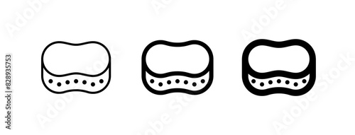Editable cleaning sponge, scrubber vector icon. Part of a big icon set family. Perfect for web and app interfaces, presentations, infographics, etc