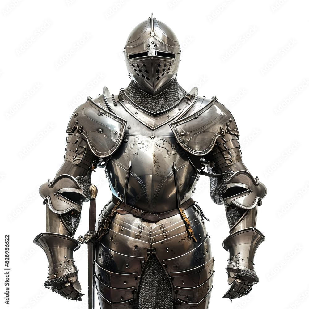 Full Plate Medieval Knight Armor Isolated Without Background Full Plate Medieval Knight Armor Isolated Without Background