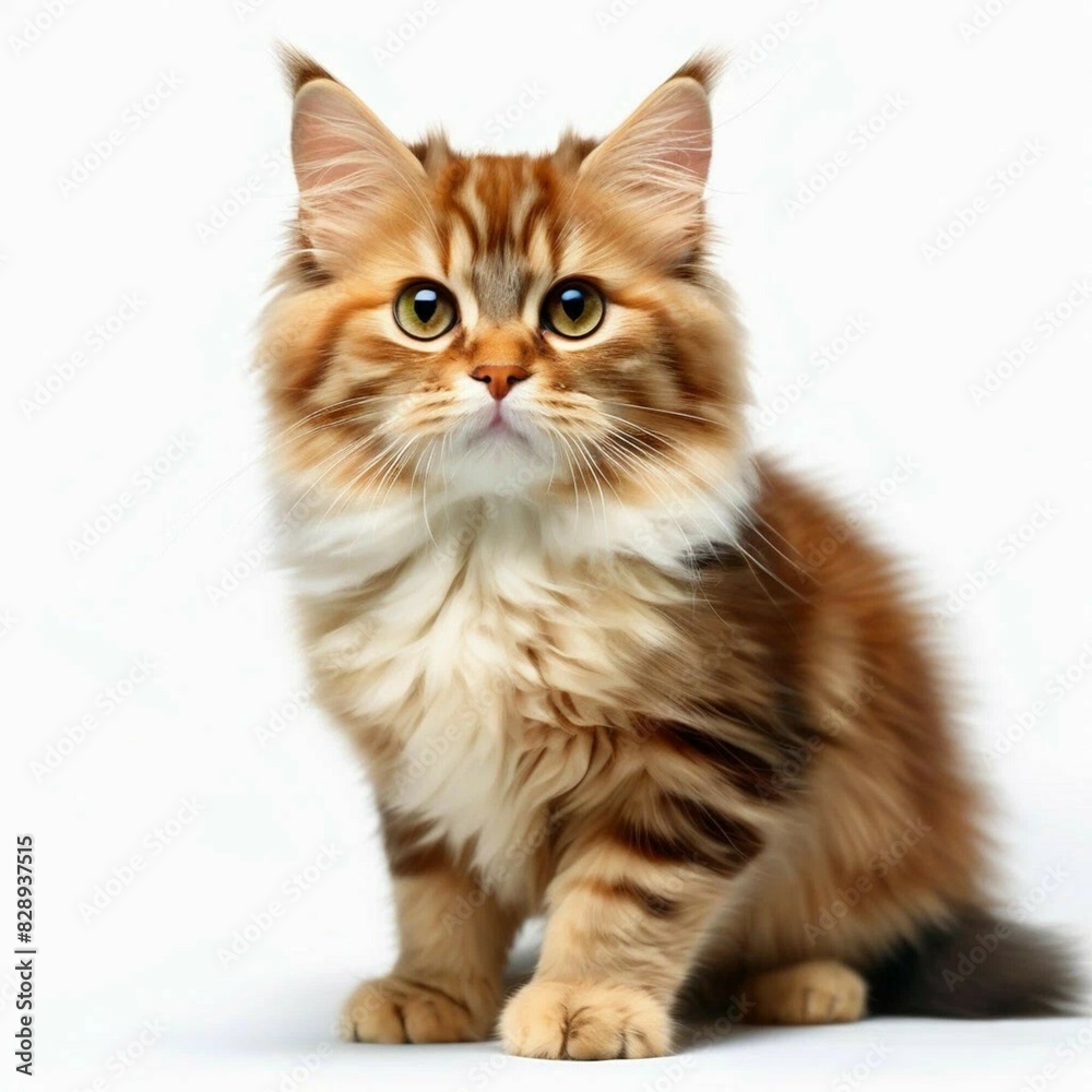 munchkin cat on a white backgroudn munchkin cat on a white backgroudn