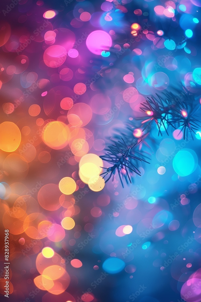 Glowing bokeh lights in various colors, set against a softfocus background, creating a dreamy and magical atmosphere for designs Glowing bokeh lights in various colors, set against a softfocus background, creating a dreamy and magical atmosphere for designs