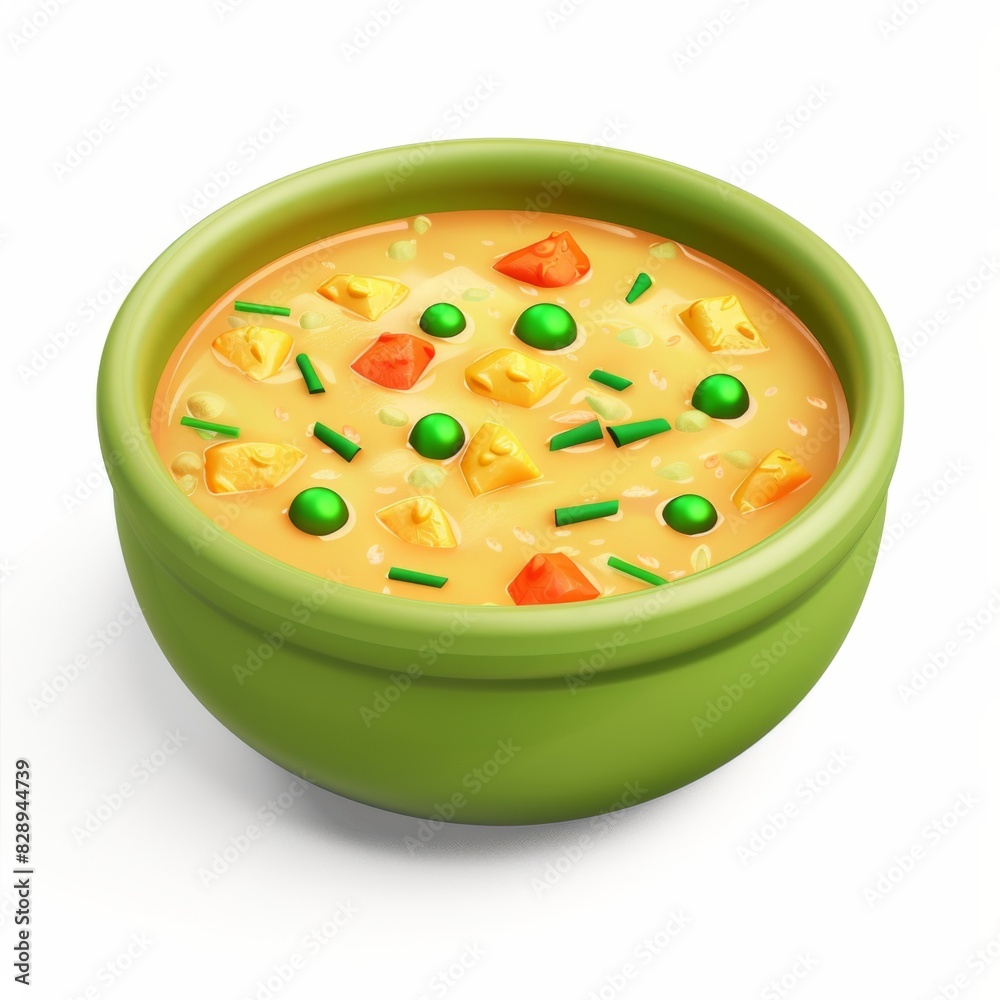 A green bowl filled with an assortment of delicious and colorful food items A green bowl filled with an assortment of delicious and colorful food items