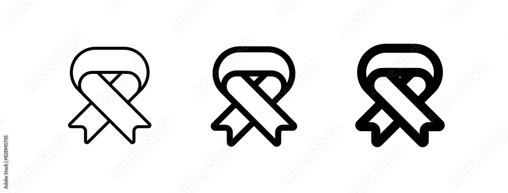 Editable ribbon vector icon. Part of a big icon set family. Perfect for web and app interfaces, presentations, infographics, etc Editable ribbon vector icon. Part of a big icon set family. Perfect for web and app interfaces, presentations, infographics, etc