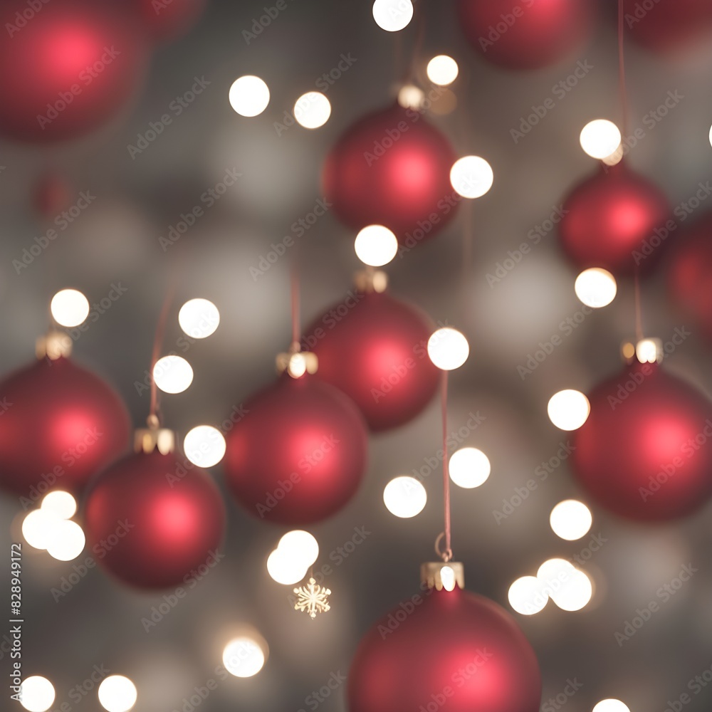 A Christmas blured background