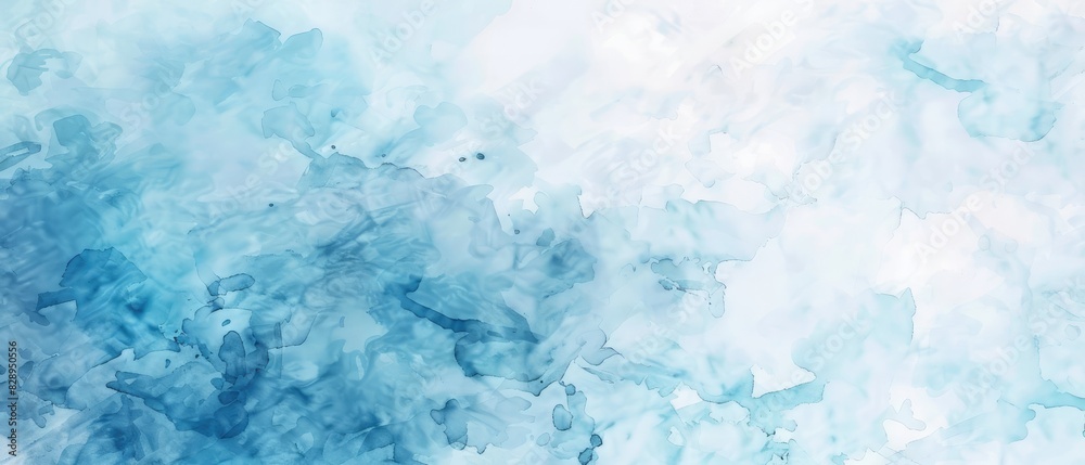Fototapeta premium abstract light blue watercolor background for design flyer bussines backdrop card invitation template
