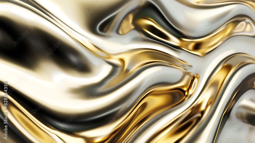 Wavy metallic golden and shiny backgrounds Wavy metallic golden and shiny backgrounds