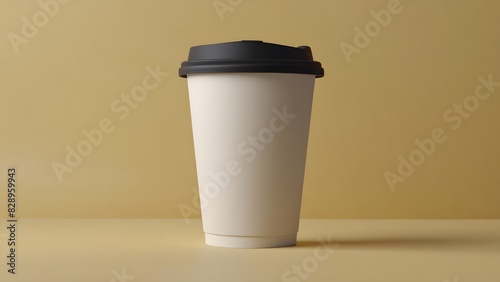 white paper coffee cup mock up