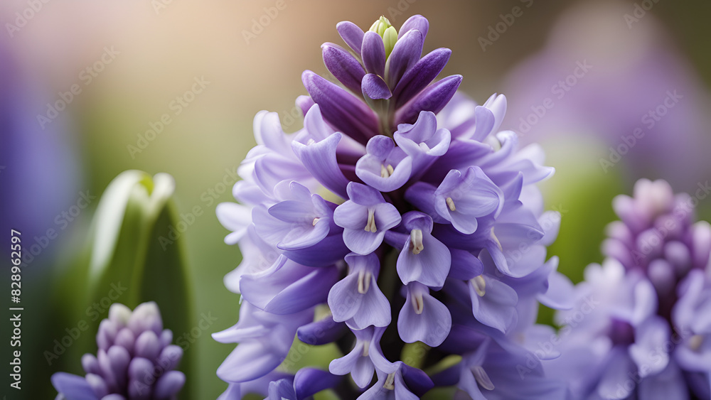 Photo of a hyacinth flower generative ai Photo of a hyacinth flower generative ai
