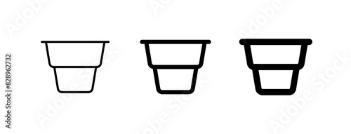 Editable yogurt vector icon. Part of a big icon set family. Perfect for web and app interfaces, presentations, infographics, etc