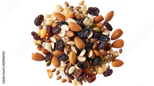 Mixed Dried Fruit and Nuts Trail Mix with Almonds 