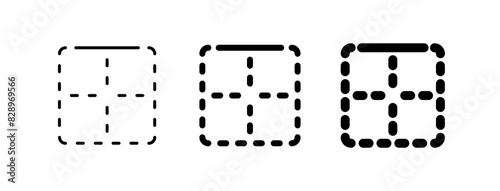 Editable top border vector icon. Part of a big icon set family. Perfect for web and app interfaces, presentations, infographics, etc