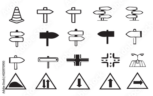 Vectorize traffic signal icon for street way