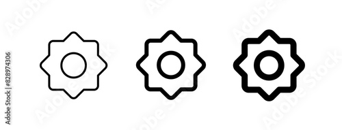 Editable vector sun, screen brightness icon. Part of a big icon set family. Perfect for web and app interfaces, presentations, infographics, etc