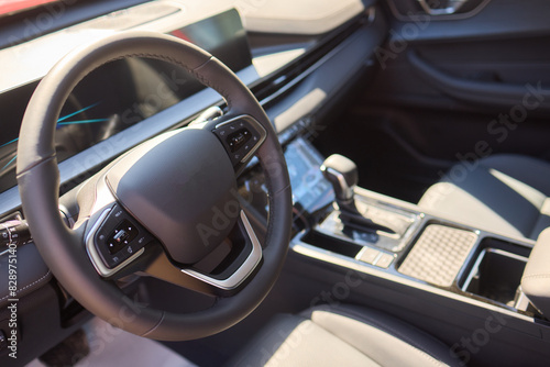 Vehicle with seating and steering wheel, interior design © Евгений Вершинин