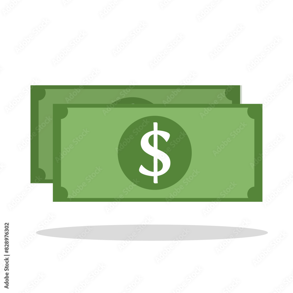 Banknotes isolated on white background, Vector illustration EPS 10 Banknotes isolated on white background, Vector illustration EPS 10