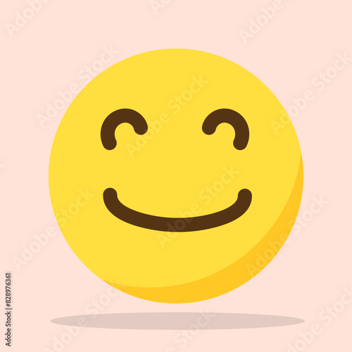 Smiley face, vector flat style symbols, Vector illustration EPS 10