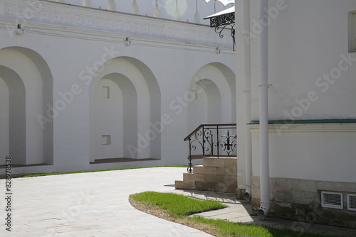 Novodevichy convent in spring. Moscow. Russia. April, 16, 2024.