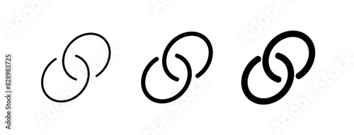Editable vector link url chain icon. Part of a big icon set family. Perfect for web and app interfaces, presentations, infographics, etc