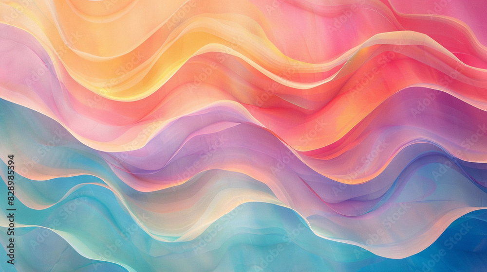 Fototapeta premium abstract background with waves, colorful background