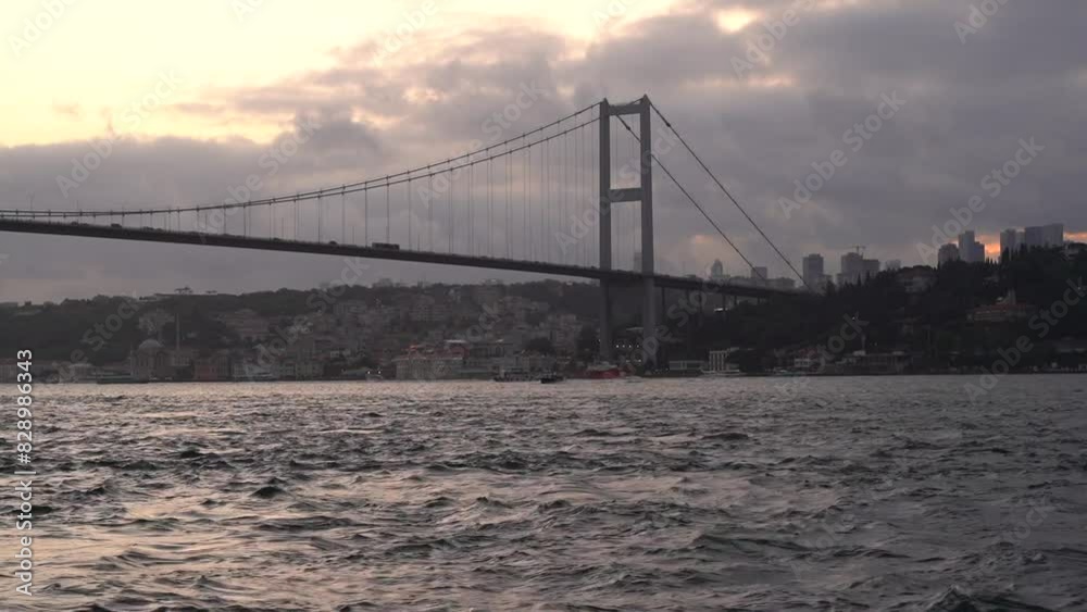 Turkey,Istanbul;2024 May 25; Magnificent Bosphorus video shot from Beylerbeyi region.Bosphorus night view. Bosporus Bridge ,15th July Martyrs Bridge . (15 Temmuz Sehitler Koprusu). Istanbul Turkey,Istanbul;2024 May 25; Magnificent Bosphorus video shot from Beylerbeyi region.Bosphorus night view. Bosporus Bridge ,15th July Martyrs Bridge . (15 Temmuz Sehitler Koprusu). Istanbul