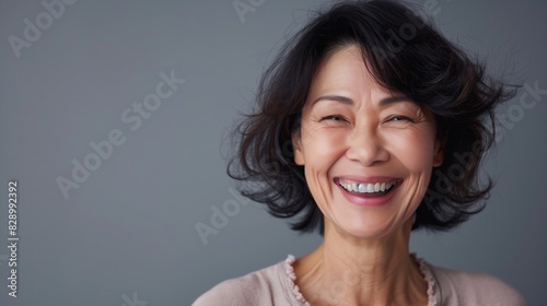 50-Year-Old Asian Woman Promotes Mental Health Care