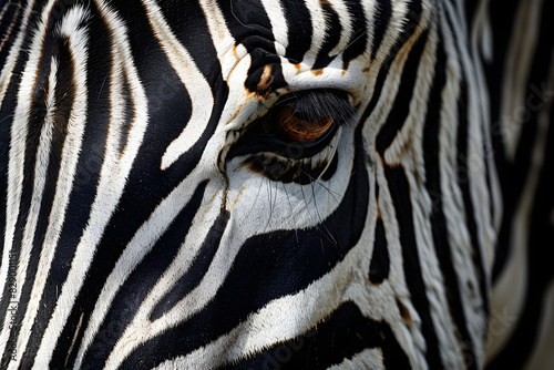 Seamless connection of animal patterns in photography