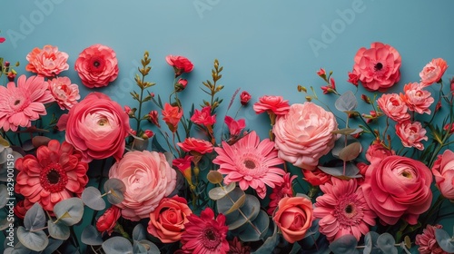 Person Holding Pink Shoes in Front of Flowers