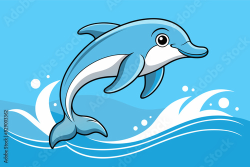 a dolphin jumping out of the water