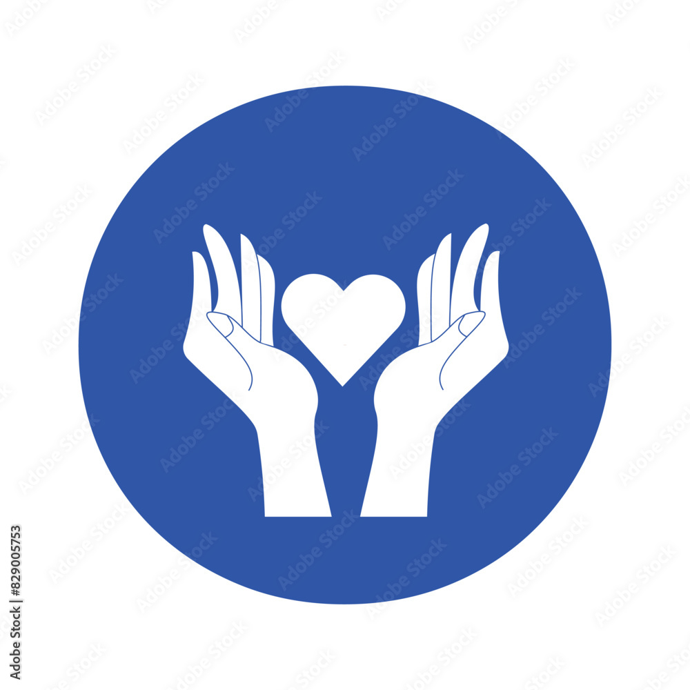 Initial Hand Love Logo combine with letter O vector template Initial Hand Love Logo combine with letter O vector template