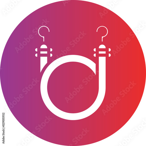 Bungee Cord Icon Style