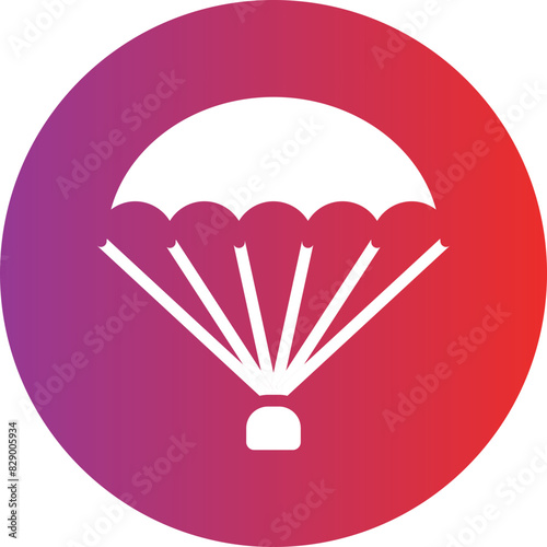 Parachute Icon Style