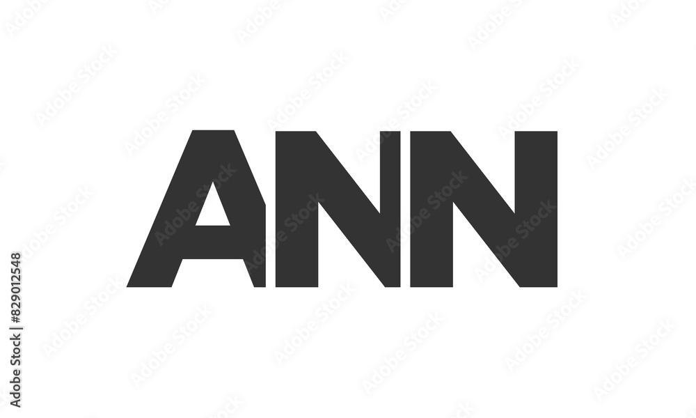 ANN logo design template with strong and modern bold text. Initial based vector logotype featuring simple and minimal typography. Trendy company identity. ANN logo design template with strong and modern bold text. Initial based vector logotype featuring simple and minimal typography. Trendy company identity.