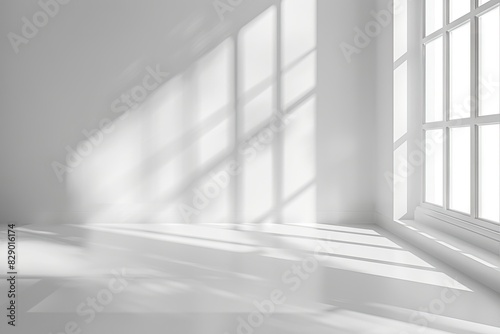 White studio background with window shadows for product presentation.