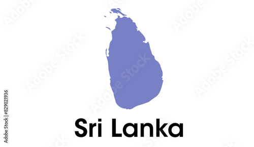 sri lanka map