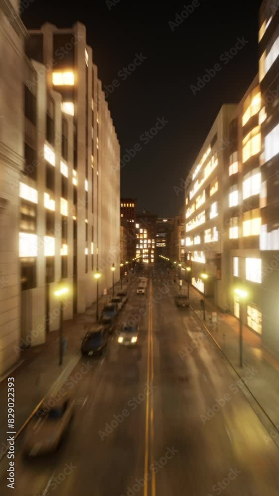 Beautiful Aerial Drone Hyperlapse view of urban modern city Beautiful Aerial Drone Hyperlapse view of urban modern city