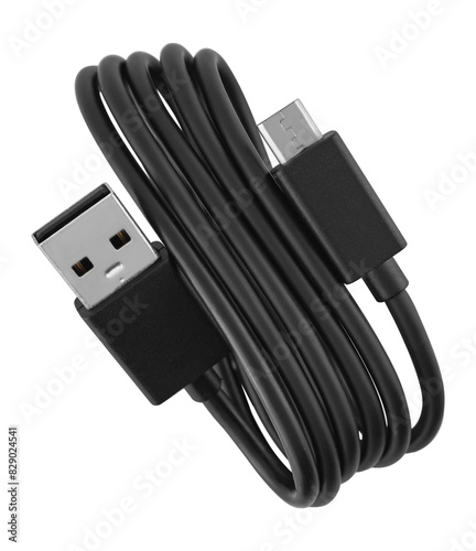 cable with USB and Type-C connector photo