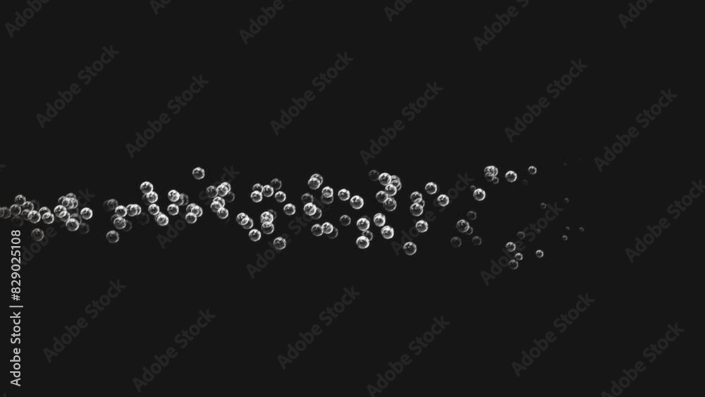 Sparse Soda Bubbles Background Alpha Channel Matte with Loop Sparse Soda Bubbles Background Alpha Channel Matte with Loop