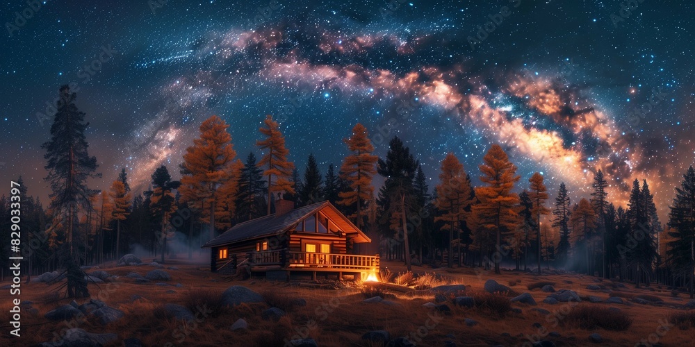 Cosmic Campfire Haven, generative ai Cosmic Campfire Haven, generative ai