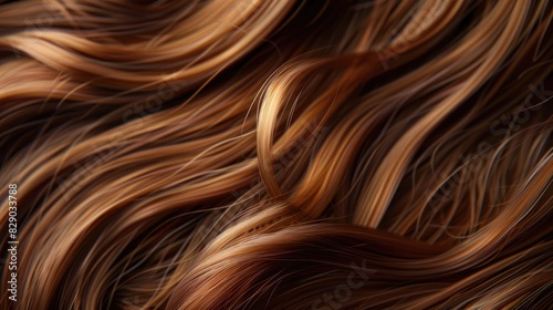 A popular hair coloring option Brown hair texture and background