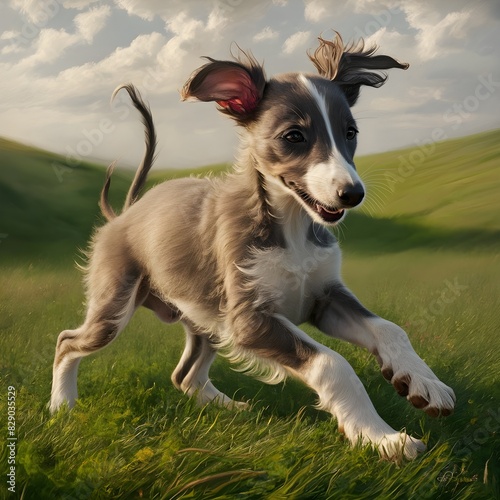 running italian greyhound